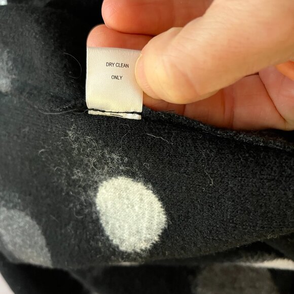 Athena Marie Size S Open-Front Sleeveless Coat Textured Felted - Picture 10 of 10